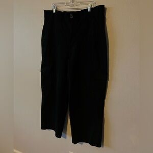 Women’s Black Cargo Pants Wide Leg RE Generation by Celebrity Pink